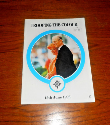 1996 Trooping The Colour  Official Program-Queen Elizabeth's Birthday Parade- VG