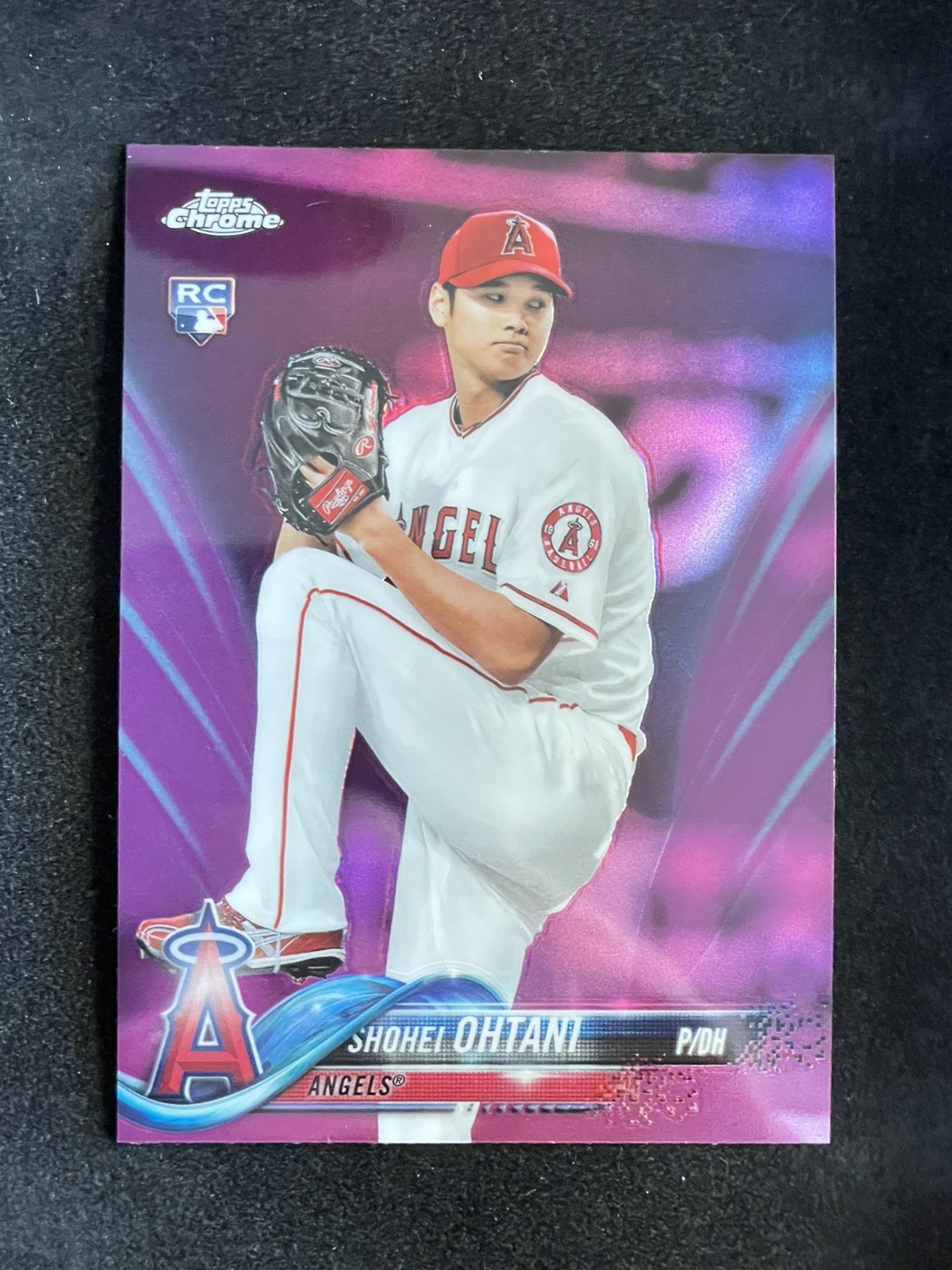 2018 Topps Chrome Shohei Ohtani Pink Refractor #150 Rookie Pitcher RC SP 🔥