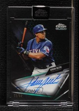 2021 Topps Chrome Black Green Refractor 72/99 Adrian Beltre #CBA-AB Auto HOF 0l2