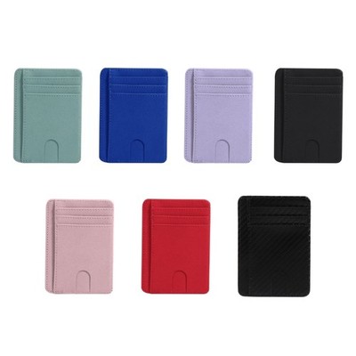 Vintage RFID Blocking Money Wallet Business Gift PU Leather for Case