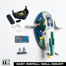 Vertical Wall Mount for LEGO Star Wars Jango Fett's Firespray  Starship-75409