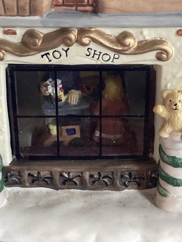 Vintage Weihnachten Vintage beleuchteter Spielzeugladen Kaufladen mit Karton - Bild 6 von 14