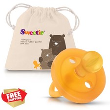 SWEETIE Rubber Pacifier Natural Rounded 12-18 Month