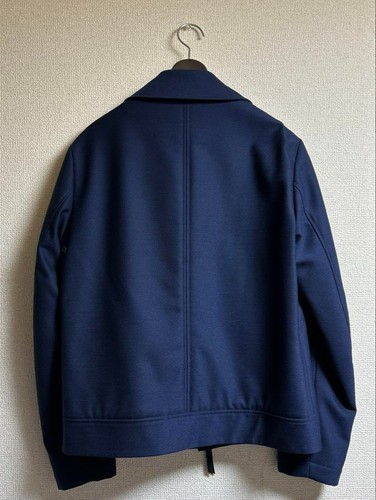 GIORGIO ARMANI rider's jacket size 48 navy Vintage rare Men's From Japan 9F - Picture 2 of 10