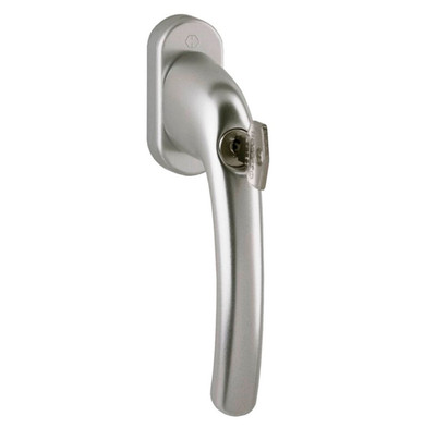 Hoppe Fenstergriff Tokyo abschließbar Alu Stahl Secu100  37 mm, 10 Stück OVP