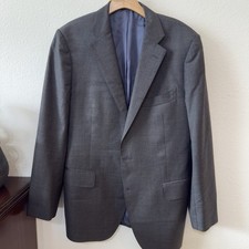 Suitsupply Men's Gray Wool Sport Coat Lazio 42R
