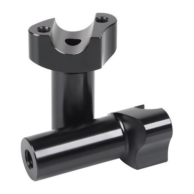 3.5'' Tall Black Handlebar Risers For Harley Dyna Super Tour Glide Classic FLTC