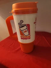 Dunkin Donuts Travel Mug Tumbler Handle What Are You Drinkin? 24 oz Whirley 