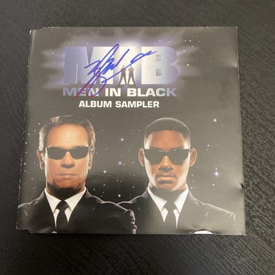 Will Smith signierter CD Insert Men In Black Album Sampler (Promokopie) + CD