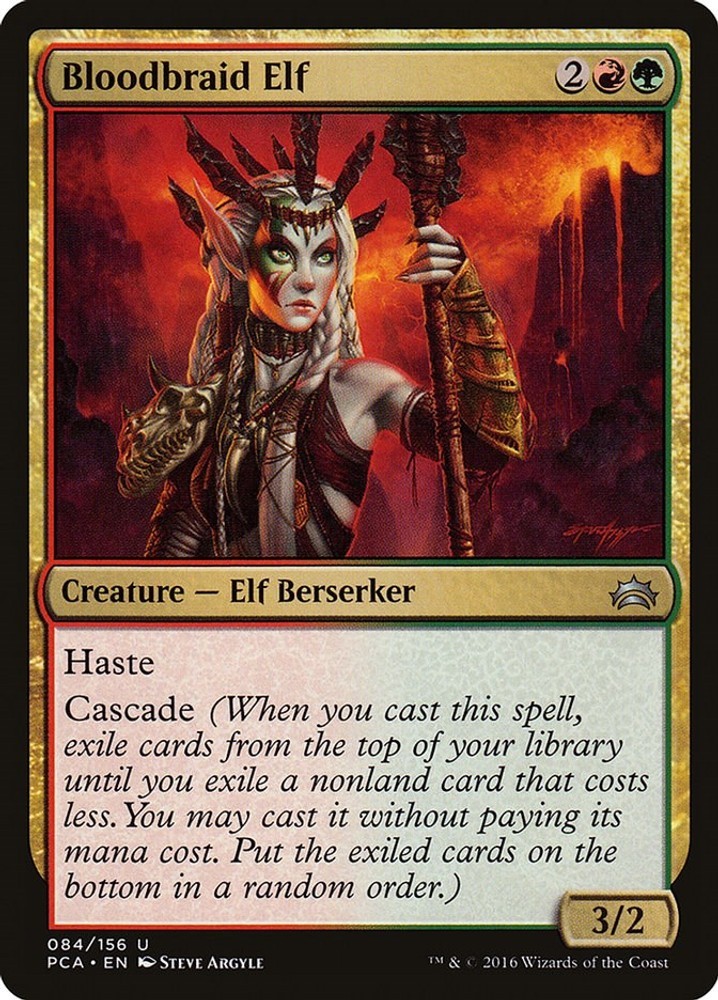 Bloodbraid Elf - 84 - NM - Planechase Anthology