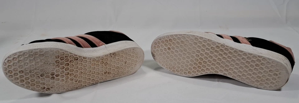 Adidas Zapatillas Mujer’s Gazelle Negro Gamuza y Terciopelo Rosa Talla 8 Foto 4 de 4