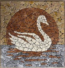 CIGNO BIANCO - ROSONE MOSAICO ANTICATO, pavimenti interni o esterni 60X60X1 cm