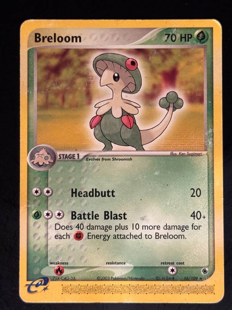 Breloom 16/109 Rare Ruby & Sapphire Pokemon MP