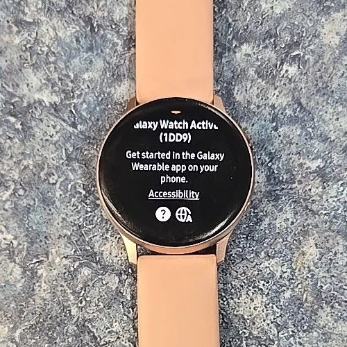 Samsung Galaxy Watch Active2 - (Bluetooth) 40mm Pink w/ Pink Sport