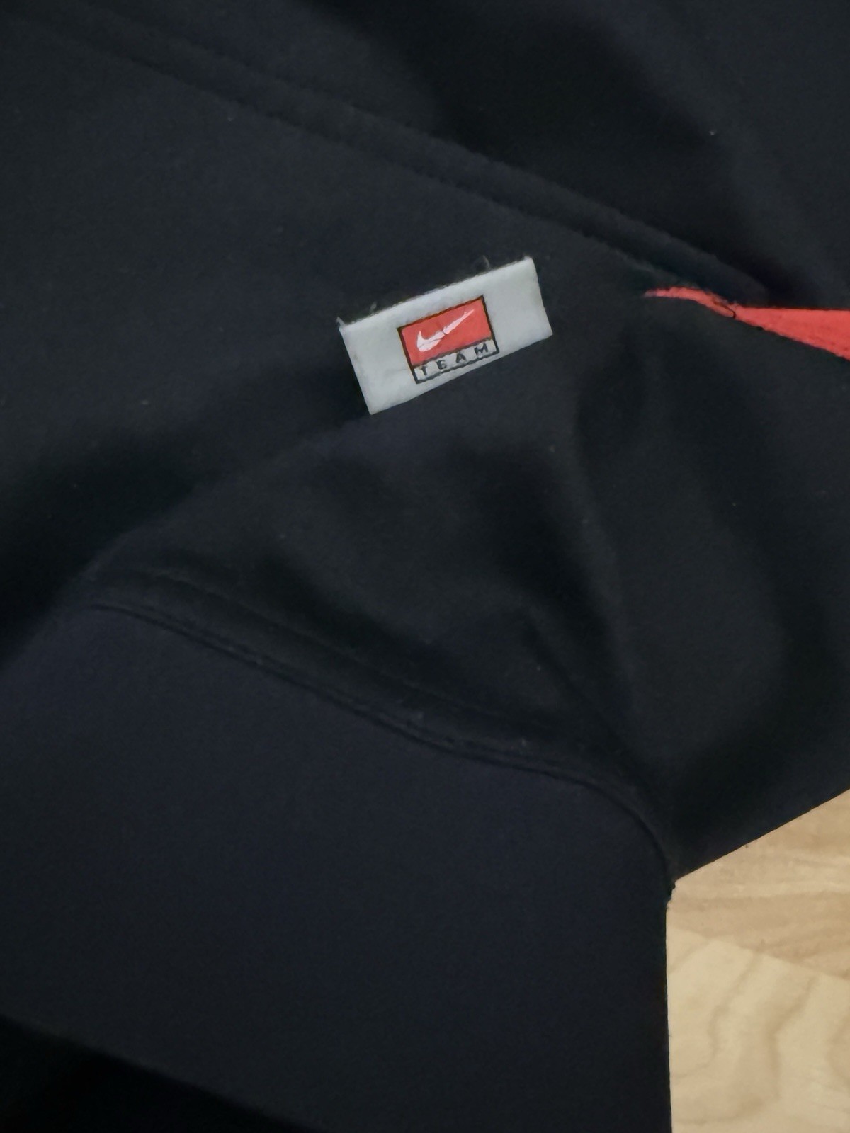 SACAI X NIKE Nike Fit Ohio State Buckeyes Giacca con cappuccio e zip da donna nero rosso XL (16 18)