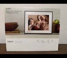 New Aura Home 12" HD Wifi Aspen Digital Photo Frame by Aura Matted Ink AF210