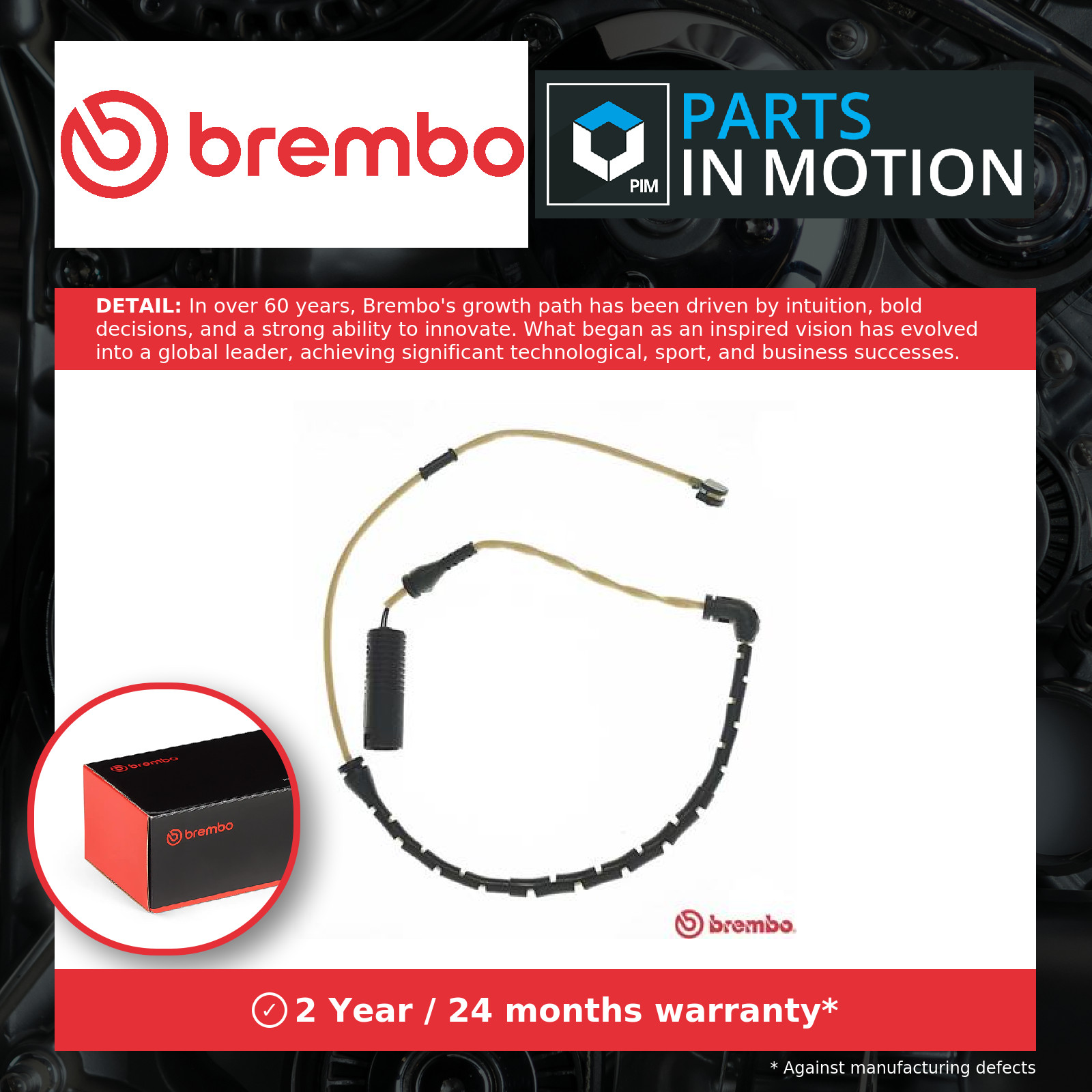 Brake Pad Wear Indicator Sensor fits RANGE ROVER Mk3 L322 5.0 Front 09 to 12 New - Image 7