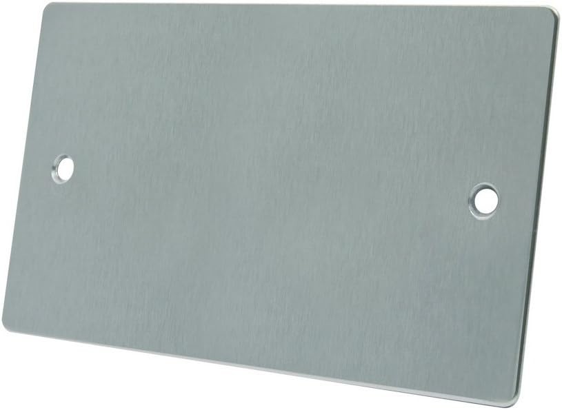 AET FSC2GBP Satin Chrome Flat Double Electrical Blanking Plate 2-Gang 240 V 4990₽