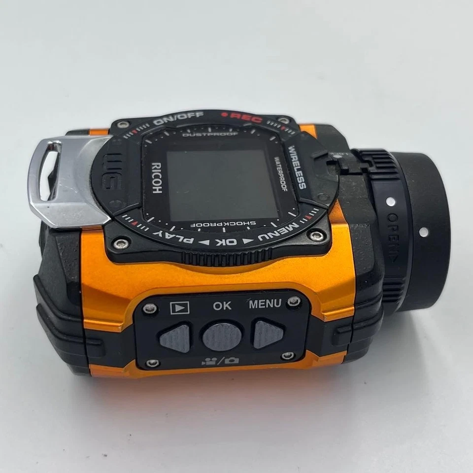Оранжевая экшн-камера RICOH WG-M1 Full HD 14 Мп протестирована отлично из Японии VHTF - Изображение 4 из 4