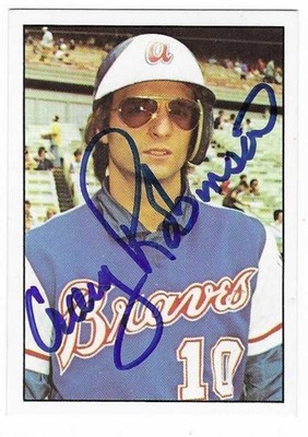 CRAIG ROBINSON 1976 SSPC AUTOGRAPHED SIGNED # 12 ATLANTA BRAVES