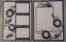 CTMH Serenity 3 Scrapbooking Layout 8.5X11 - ScrapAttic