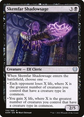 Skemfar Shadowsage (110) Kaldheim KHM MTG Magic