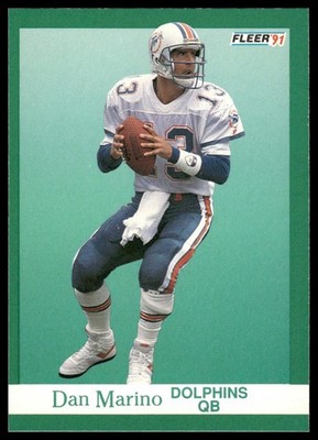 1991 Fleer #124 Dan Marino Miami Dolphins
