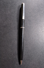 Black Eversharp mechanical pencil with silver tone trim, made in USA, twist action, and engraved oval logo on side.