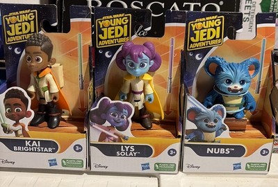 Lot of Star Wars Young Jedi Adventures Nubs, Lys Solay, Kai Brightstar, 