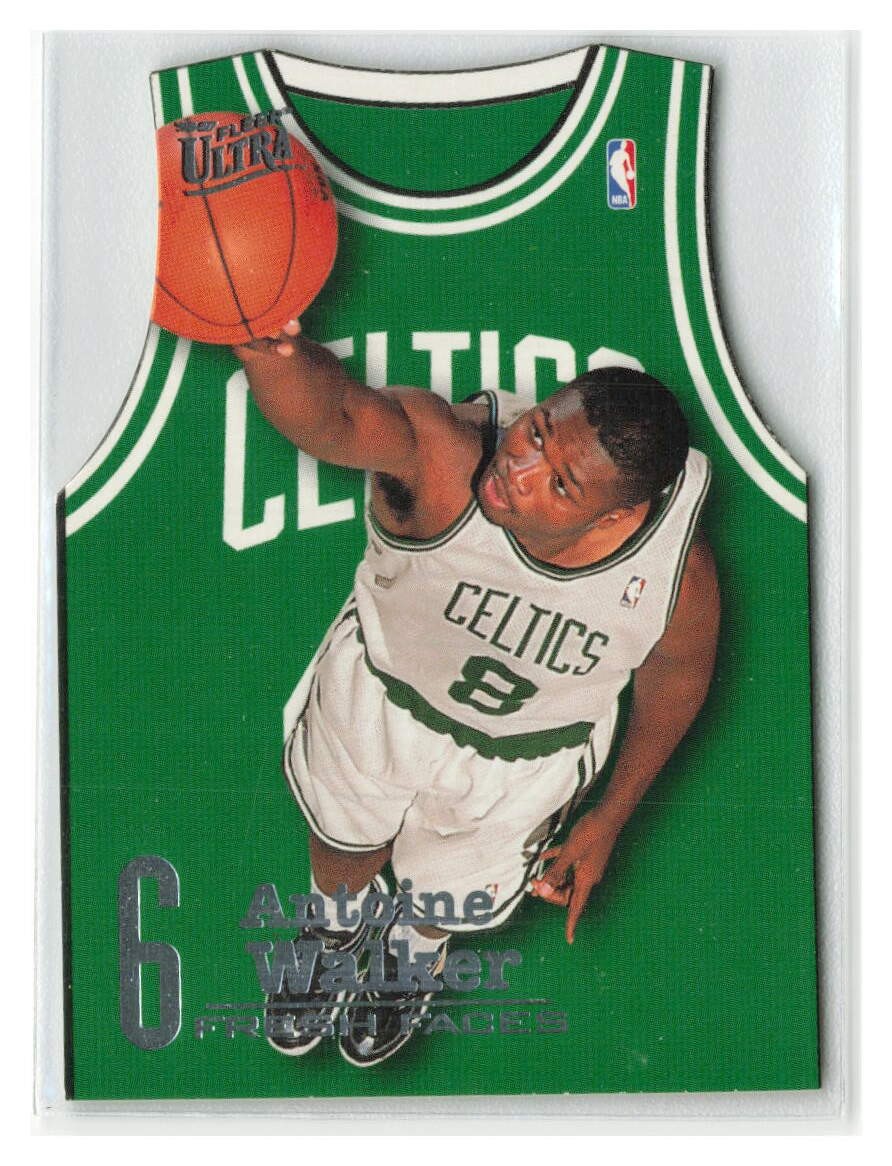Antoine Walker #9 Basketball Cards 1996 Ultra Fresh Faces trading card — raw and PSA graded price guide