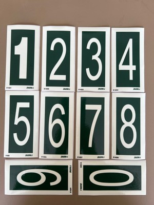 Lalizas Photoluminecent Zahlen Set mit 10 Zahlen 1,2,3,4,5,6,7,8,9,0