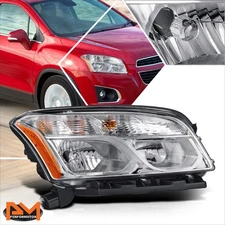 For 15-16 Chevy Trax OE Style Right Side Headlight Chrome Housing Amber Corner