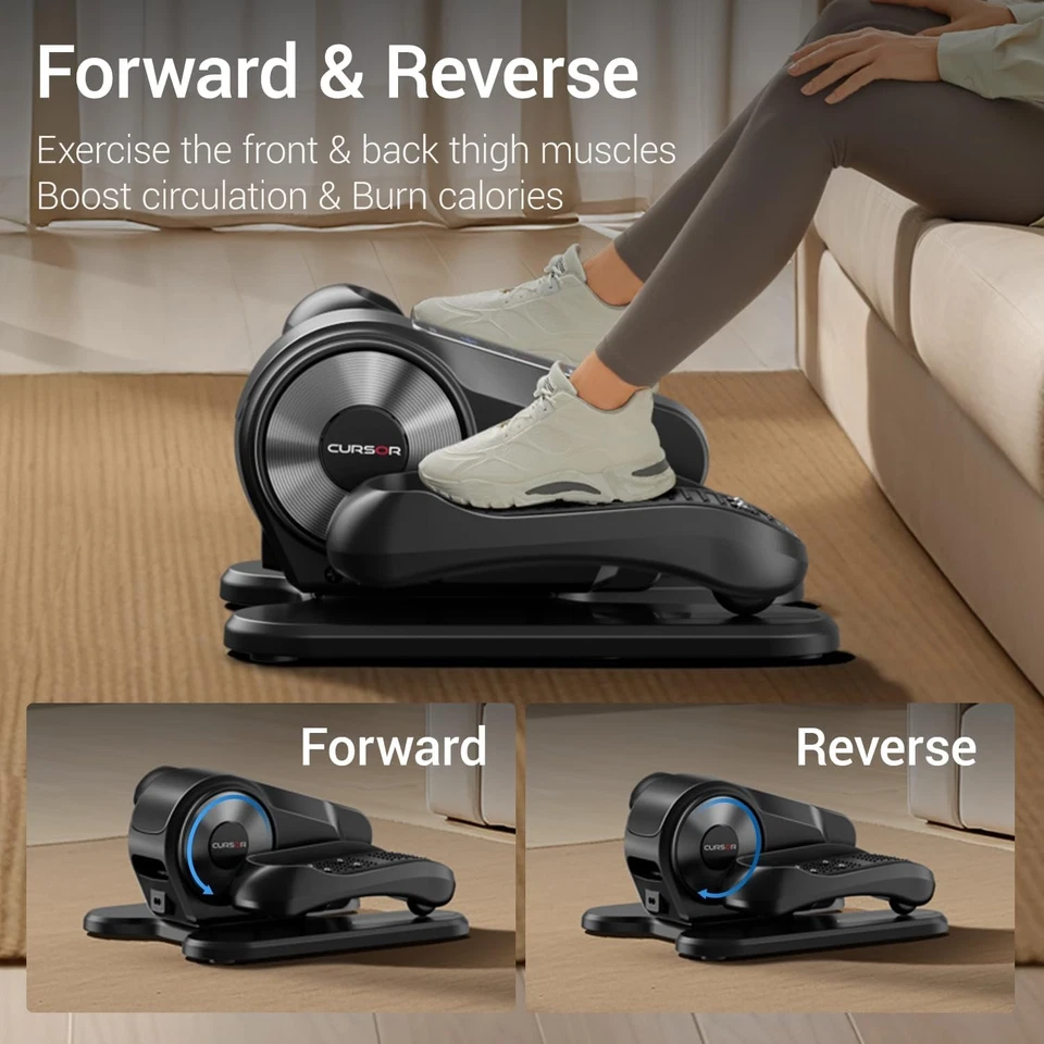 Under Desk Elliptical Machine, Fully Assembled Ellipse Leg Exerciser with Remote - Image 4 of 4