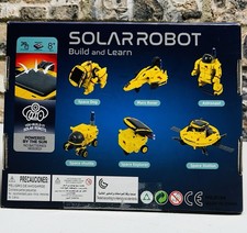 STEM Build and Learn Solar Robot Space Shuttle Astronaut 6-In-1 Robot Kit Model