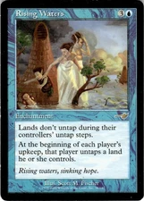 2000 Magic The Gathering Nemesis Rising Waters #38 Light Play
