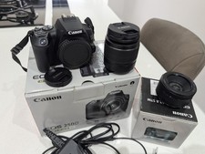Canon EOS 250D 24.1MP Camera, Plus 2 Lenses **Excellent Condition**