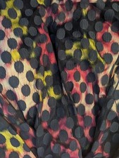 Trendy Polka Dot Eliza J Party Dress, Black, Pink/Green, S 8-10,  Flattering!