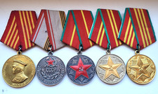 10,15,20 years of impeccable service ..USSR Soviet russian medals Description