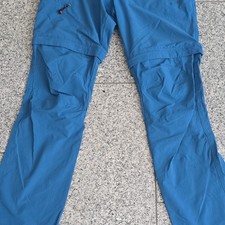 Bergson Herren Outdoorhose mit abnehmbaren Beinen Blau Gr. 46 XS