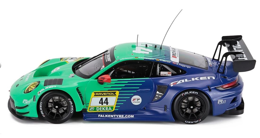 Porsche 911 GT3 R Falken J.Eriksson IXOMODELS châssis diecast 1/43