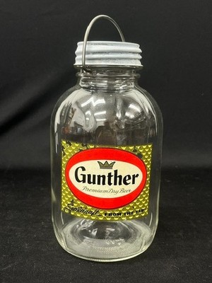 1950's Gunther Brewing Premium Dry Beer - Baltimore, MD - Growler/Jug/Jar w/Lid