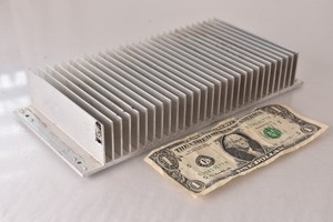 261mm x 120mm x 40mm Large Aluminum Heat Sink Radiator Power Amplifier