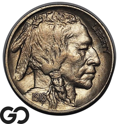 1916 Buffalo Nickel, Premium Quality Superb Gem BU++
