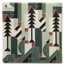 Motawi Tileworks 6x6 Cubist Christmas 