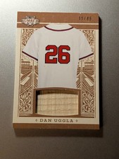 2025 Leaf Lumber Dan Uggla Game Used Bat Relic /45