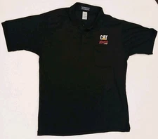 Vintage Cat Racing Hilton Polo Black Size X-Large Men's New Without Tags