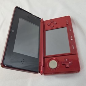 Nintendo 3DS Handheld System - Flame Red With Charger + 2GB SD CARD CTR-001