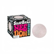 Schylling NeeDoh Snowball Crunch Squeeze Ball Pink Crunchy Texture Sensory Toy