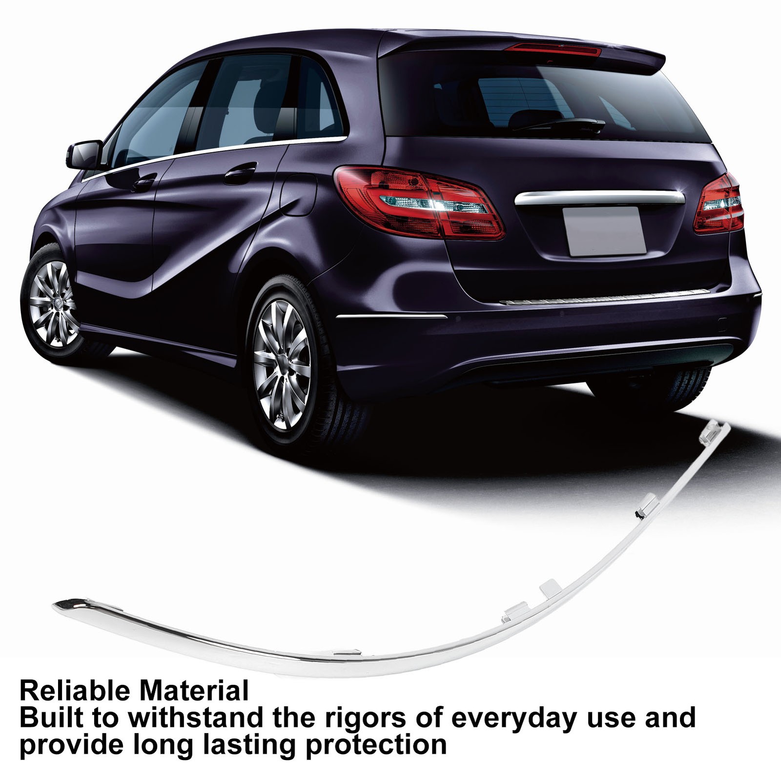 Rear Bumper Molding Trim For B‑Class W246 Stylish Protection Easy Install