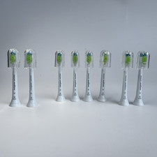 OEM Philips Sonicare DiamondClean W Replacement Brush Heads 8Ct White NEW